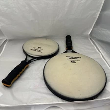 Lot 2 Vtg Remco Musical Paddle Drums 10” & 8”