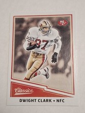 2017 DWIGHT CLARK PANINI CLASSICS NFL CARD #163 SF SAN FRANCISCO 49ERS 