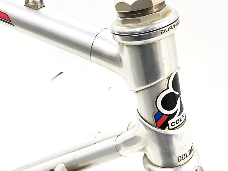 Juego de cuadro de bicicleta de carretera de aluminio Colnago Almitubo 52 cm vintage Foto 3 de 4