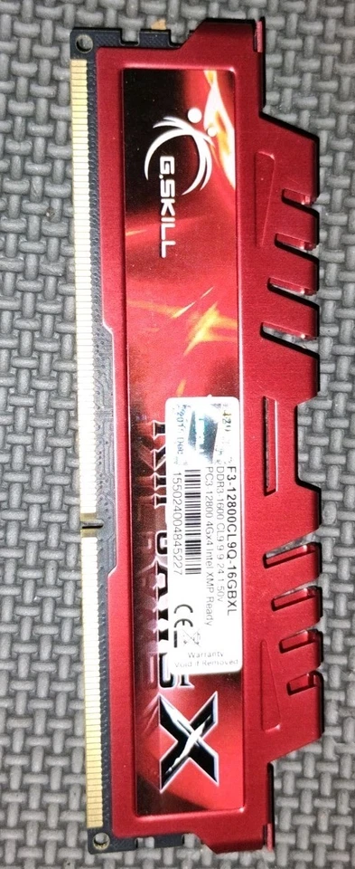 G.Skill RipjawsX 16GB Kit (4x4GB) PC3-12800 DDR3 1600MHz RAM F3-12800CL9Q-16GBXL - Image 3 of 4