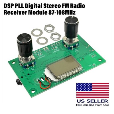 DSP PLL Digital Stereo FM Radio Receiver Module 87-108MHz with Serial Control