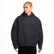 NIKE TECH FLEECE OVERSIZED HOODIE ANTHRACITE SIZE S NEW W/TAGS HV6535-060 