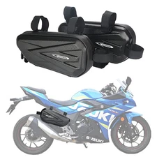 Motorcycle Tail Bag Saddle Bag Bike Waterproof Frame Bag EVA Hard Shell Side ...