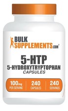 BulkSupplements 5-HTP Capsules 5-Hydroxytryptophan Amino Acid 240 Capsules
