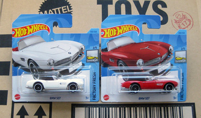 2 x Hot Wheels BMW 507 Factory Fresh 2/5