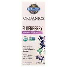 Organics, Elderberry Immune Syrup, 6.59 fl oz (195 ml)