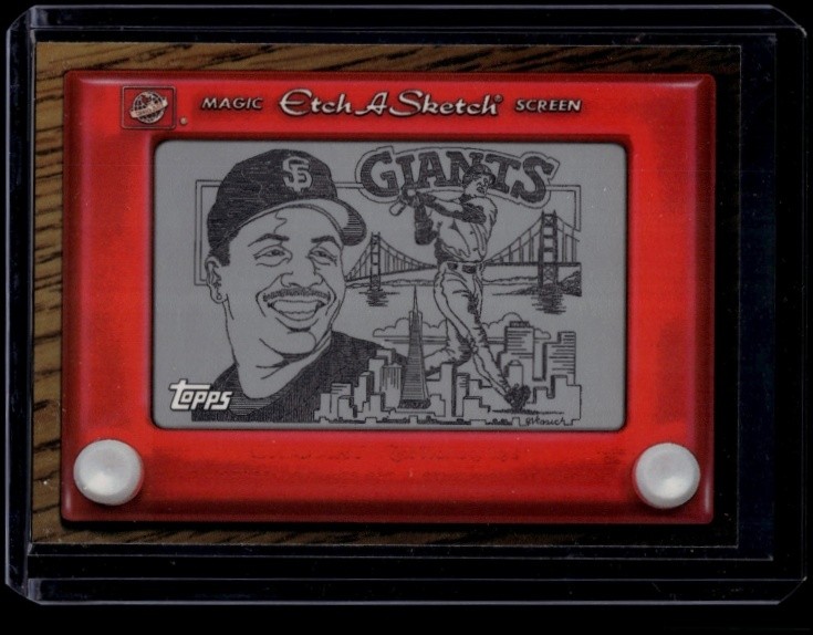 1998 Topps Baseball Barry Bonds #ES2 Etch A Sketch