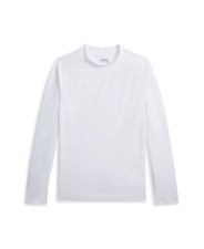 Polo Ralph Lauren Big Boys Performance Stretch Rash Guard - Ceramic White Size 1