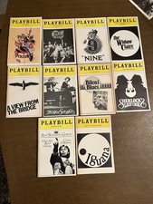 10 Broadway Playbills from the 1980s ALL have ticket stubs in them.