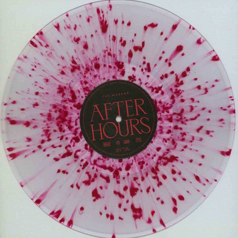 The Weeknd - After Hours Clear With Red Splatter Vinyl  (2020 - US - Reissue) - Bild 4 von 4