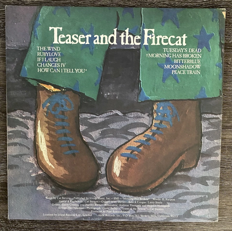 Cat Stevens~Teaser And the Firecat (Gatefold) SP4313 LP Foto 2 de 4