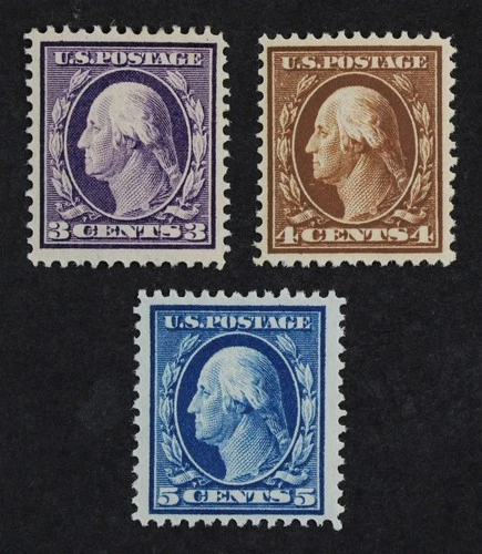 CKStamps: US Stamps Collection Scott#376 377 378 Unused NG
