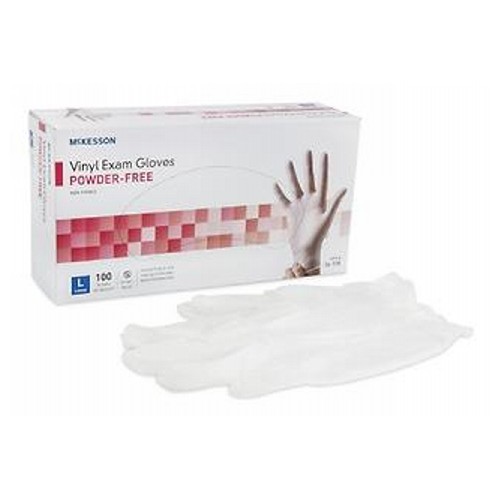 Gants Vinyl jetables sans poudre à surface lisse - Boite de 100 M Gants Vinyl jetables sans poudre à surface lisse - Boite de 100 M