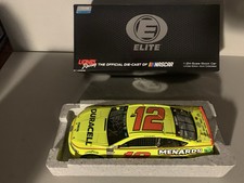 Ryan Blaney 2018 Duracell/Menards Autographed 1:24 NASCAR Diecast