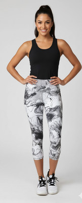 Smoke CROP Workout PANTS Made in USA NOLI ACTIVE 