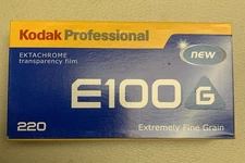 Kodak Ektachrome E100 G. Professional. Size 220. Expired 1/2005. Cold Storage.