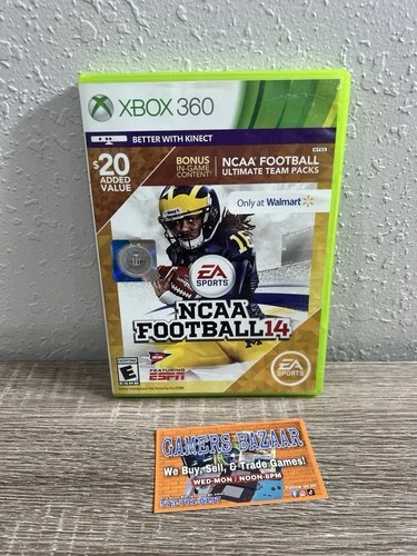 NCAA Football 14 Microsoft Xbox 360, 2013 Complete w/ Manual & Insert CIB Tested