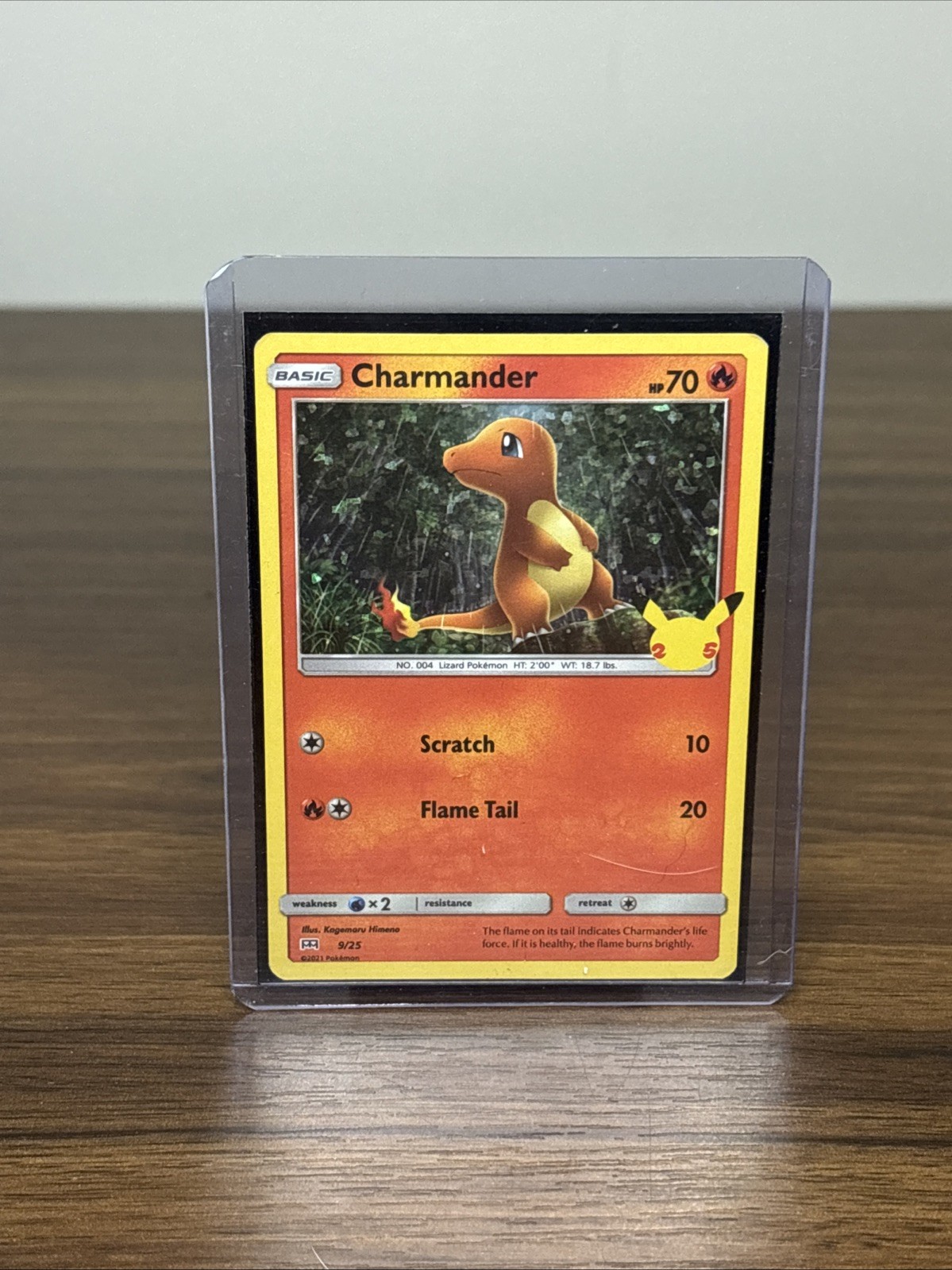 Charmander 9/25 25th Anniversary Mcdonalds Promo | Holo Pokemon Card 2021