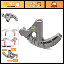 3/4" EMT & 1/2" Rigid Pipe Conduit Bender Tool for Stub-Ups, Offsets, Back-to-Ba