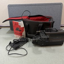 Magnavox VR9143AV01 Vintage 1987 VHS Movie Maker Camera W/Case Charger Manual