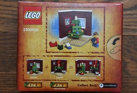 Lego 3300020 Holiday Set 1 of 2 SEASONAL Christmas Tree Scene New in Sealed Box