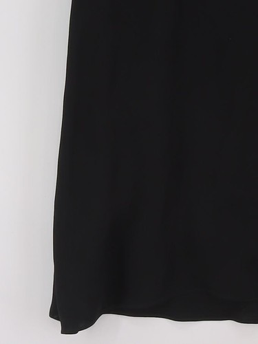 L'agence Damen Midikleid UK 8 schwarz Seide mit Elasthan A-Linie - Bild 4 von 6