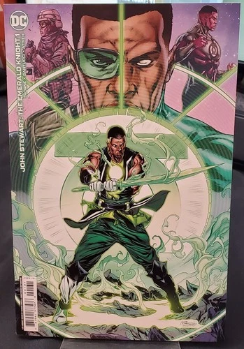 John Stewart The Emerald Knight #1 Canaan White (1:25) Variant Cover DC Comics