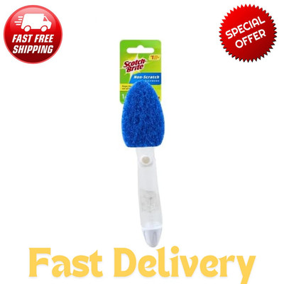 Scotch-Brite Non-Scratch Dishwand, Scrubber for Cleaning Kitchen, Bathroom, 1 ct