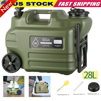 #ad 7 Gallon Water JugCamping Water Container BPA Free Portable Water Dispenser US $32.98