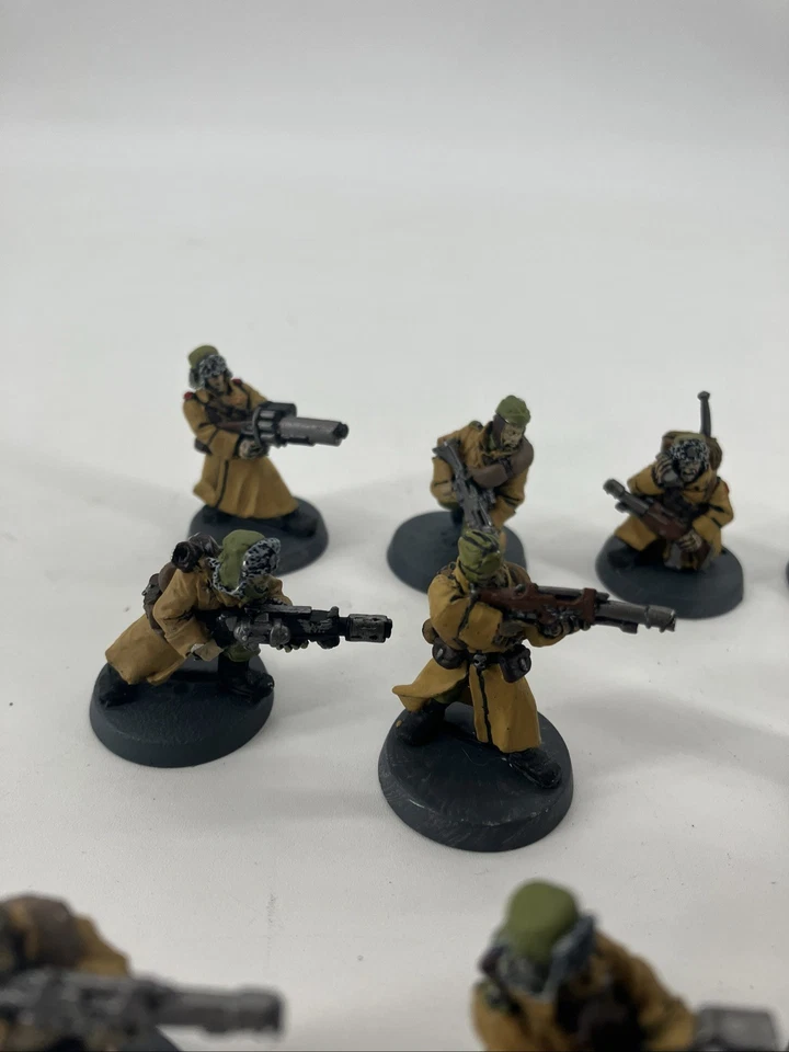 Wahammer 40k 13x Valhallan Ice Warrior Infantería Escuadrón Metal Guardia Imperial Foto 3 de 4