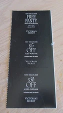 Victoria's Secret Set of 3 Coupons $30 off $100 - $15 off $50 - Panty Exp Dec 27