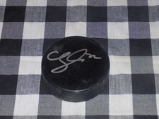 Cole Schwindt Signed Blank Hockey Puck Vegas Golden Knights