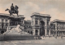 ITALY MILAN MONUMENT TO VITTORIO EMANUELE II ET GALLERIA VITTORIO EMAN