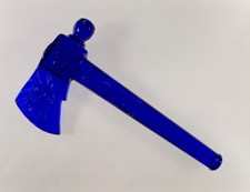 Boyd's Crystal Art Glass Indian TOMAHAWK #8 Hatchet COBALT BLUE 11-24-81
