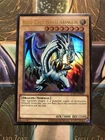 ?BLUE-EYES WHITE DRAGON? ULTRA RARE HOLOGRAPHIC (ORIGINAL LOB ART)  YUGIOH!