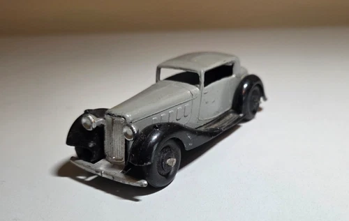 Vintage Dinky Toys  2 Door Coupe Original Paint Job Grey Black