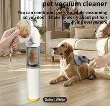 Wireless High-Suction Pet Vacuum Cleaner Cat and Dog Hair Removal Grooming Brush