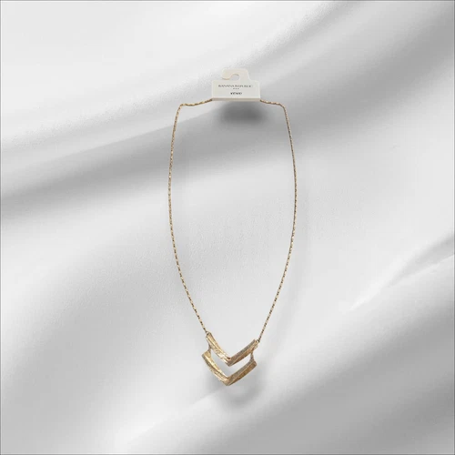 VETEMENTS Collana Banana Republic XOXO oro NUOVA