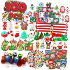 100PCS Premium Christmas Party Favors for Kids 3-10,Assortment Toys Bulk 