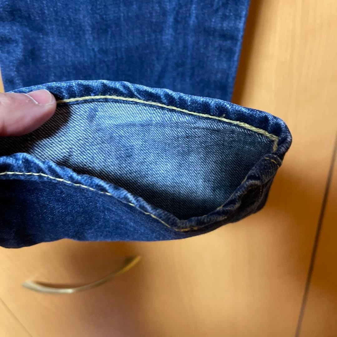 A Bathing Ape Straight Denim Pants Jeans Blue Navy SW 70cm Inseam 66cm BA0226217 thumbnail 6