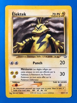 Pokemon Card Neo Genesis 33/111 Electabuzz Elektek German MP
