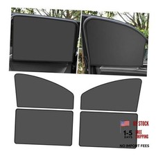 4PCS Car Side Window Sun Shades, Auto Window Sunshades Privacy Front Back