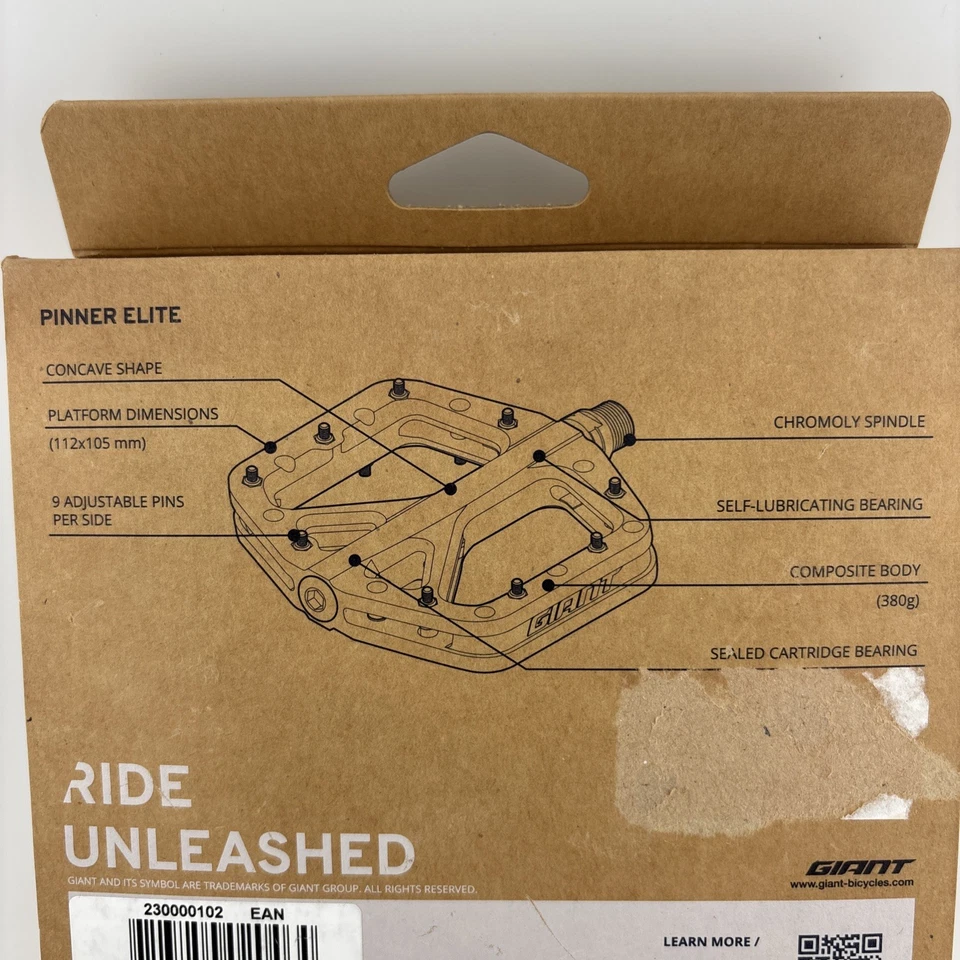 Giant Pinner Elite Flat Pedal - Mountain, Chromoly, 9/16", Blue - Image 3 of 3