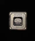 Geiger Edelmetalle 1 oz .999 Fine Silver Square Bar, Schloss Guldengossa RAW