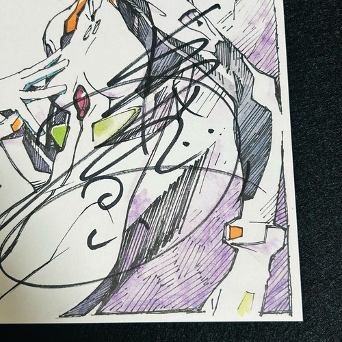 Tokyo Boogie Night Gewinnerstück Rei Ayanami Megumi Hayashibara handsigniert A25 - Bild 5 von 6