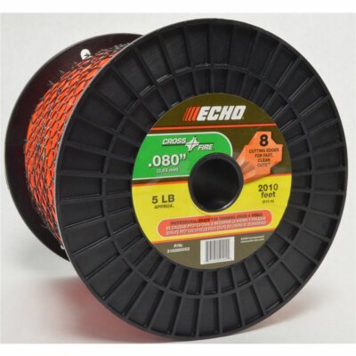  316080052 ECHO .080 CROSSFIRE STRING TRIMMER LINE 5 POUND SPOOL 2010' 