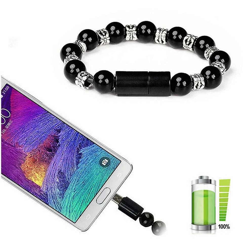 Cable USB Tipo C USB-C Línea de Carga Pulsera para iPhone Xiaomi Samsung Oppo #W Foto 4 de 4