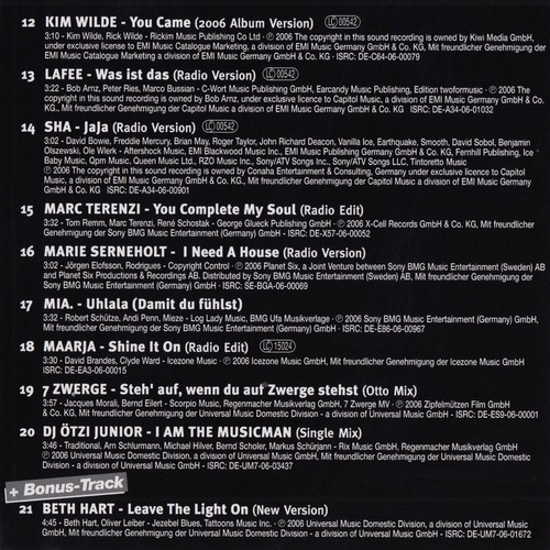 Chart Boxx Winter Extra 2006:LAFEE,TEXAS LIGHTNING,KIM WILDE,JAN DELAY,VIBEKINGZ - Bild 7 von 8