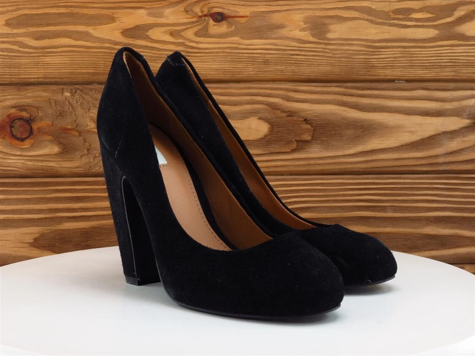 Kimchi Azul Talla 6 Tacón Bomba Negro Gamuza Ancho M Foto 4 de 4