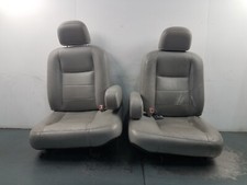 2003 Grand Marquis Crown Vic Victoria Leather Power Front Seat Set 4659 L3